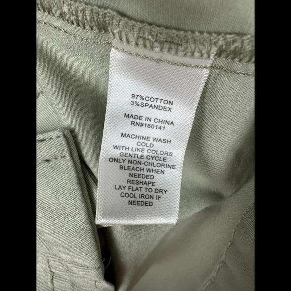 FRYE Olive Washed Chino Chore Utility Boxy Cut Jacket SIZE L - Picture 5 of 5